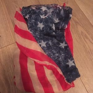 American flag scarf